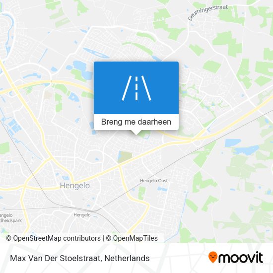 Max Van Der Stoelstraat kaart