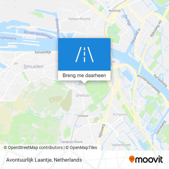 Avontuurlijk Laantje kaart