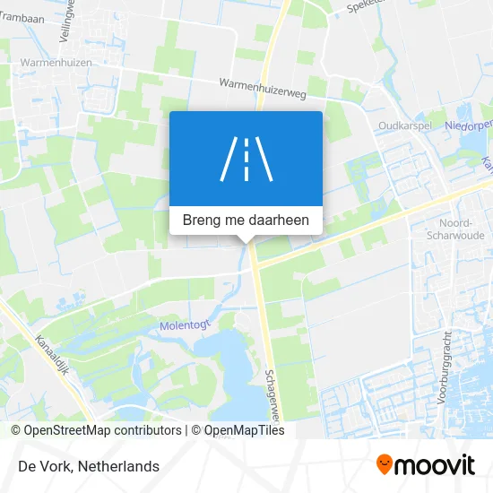 De Vork kaart