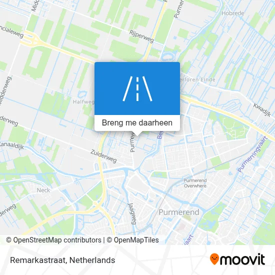 Remarkastraat kaart