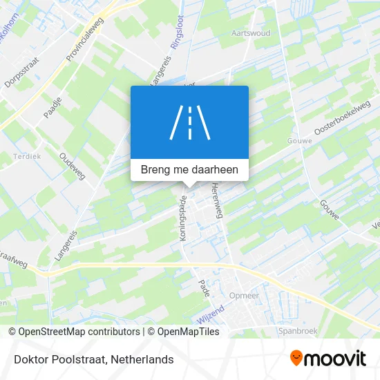 Doktor Poolstraat kaart