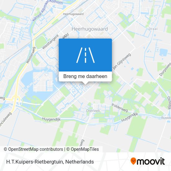 H.T.Kuipers-Rietbergtuin kaart
