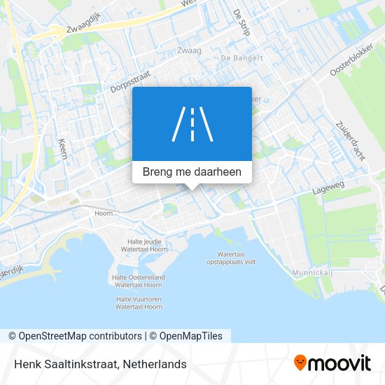 Henk Saaltinkstraat kaart
