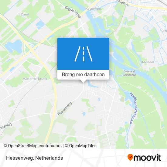Hessenweg kaart