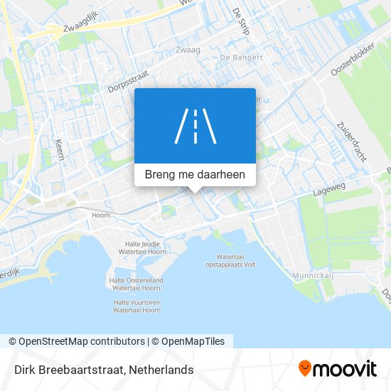 Dirk Breebaartstraat kaart