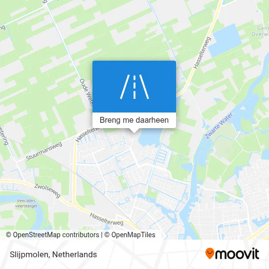 Slijpmolen kaart