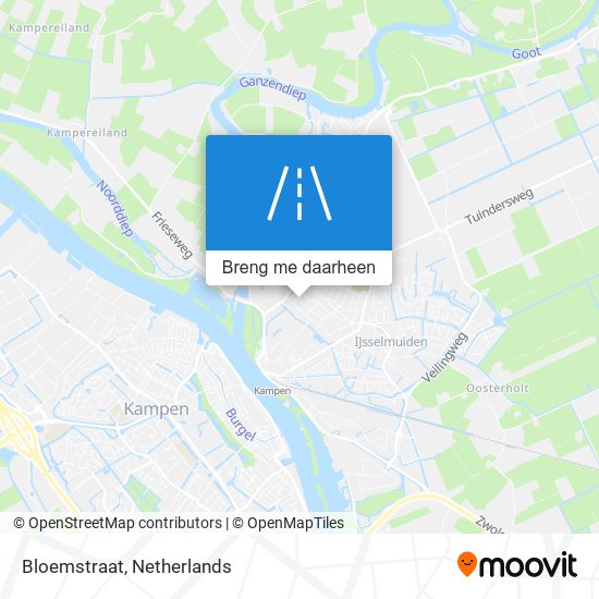 Bloemstraat kaart