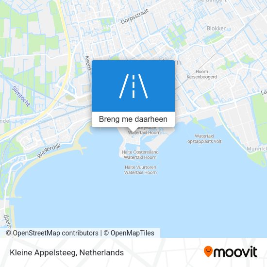 Kleine Appelsteeg kaart
