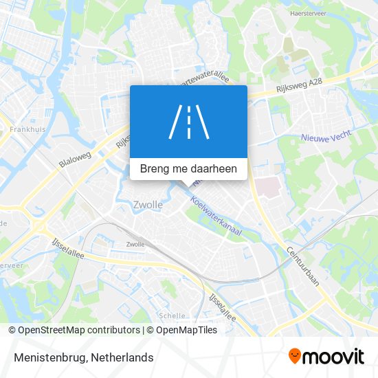 Menistenbrug kaart