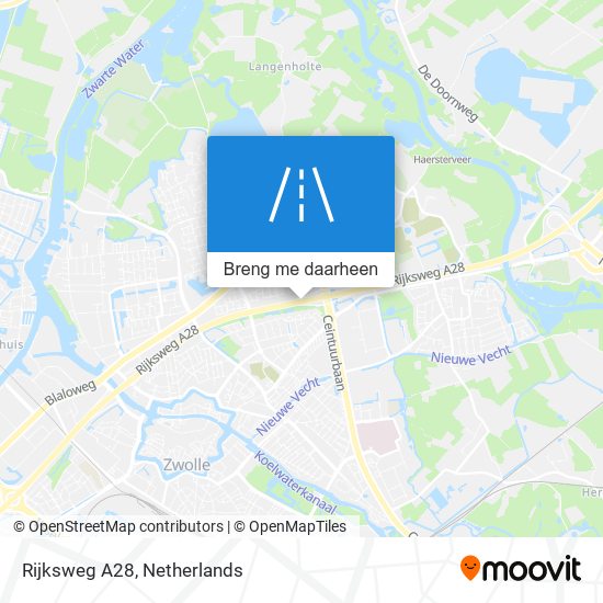 Rijksweg A28 kaart