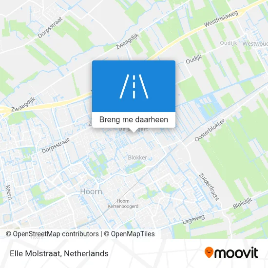 Elle Molstraat kaart