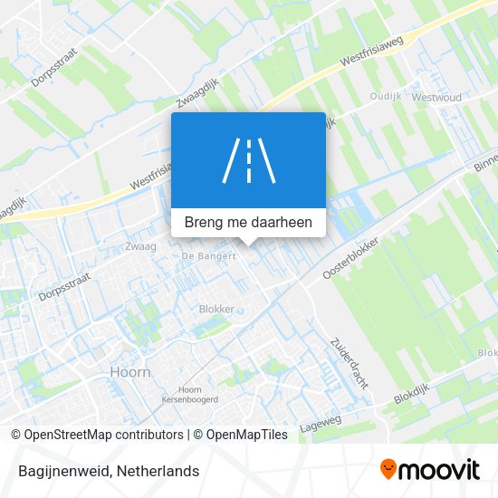Bagijnenweid kaart