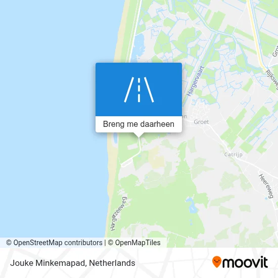 Jouke Minkemapad kaart