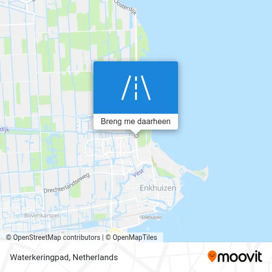 Waterkeringpad kaart