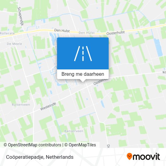 Coöperatiepadje kaart