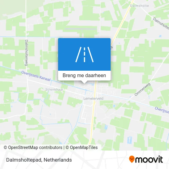 Dalmsholtepad kaart