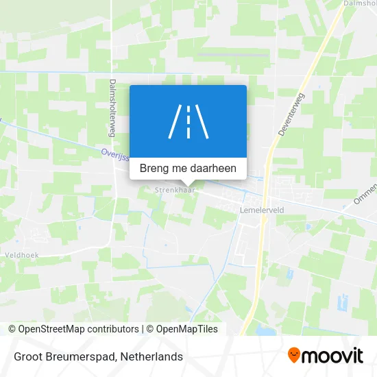 Groot Breumerspad kaart