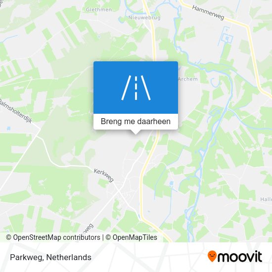 Parkweg kaart