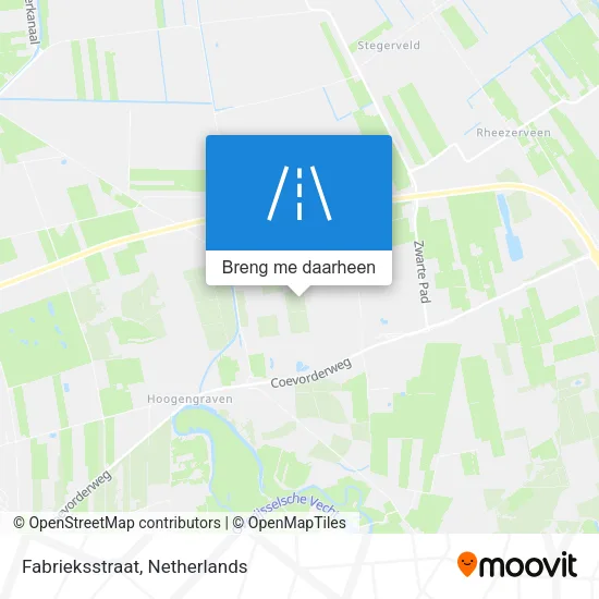 Fabrieksstraat kaart