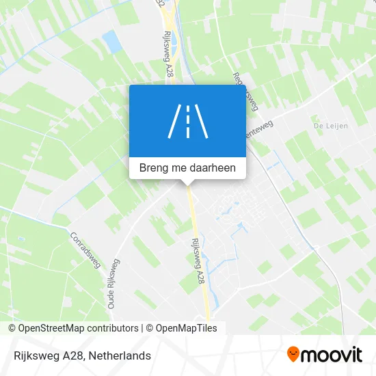 Rijksweg A28 kaart