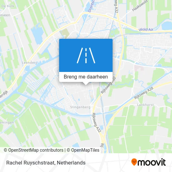 Rachel Ruyschstraat kaart