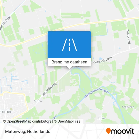 Matenweg kaart