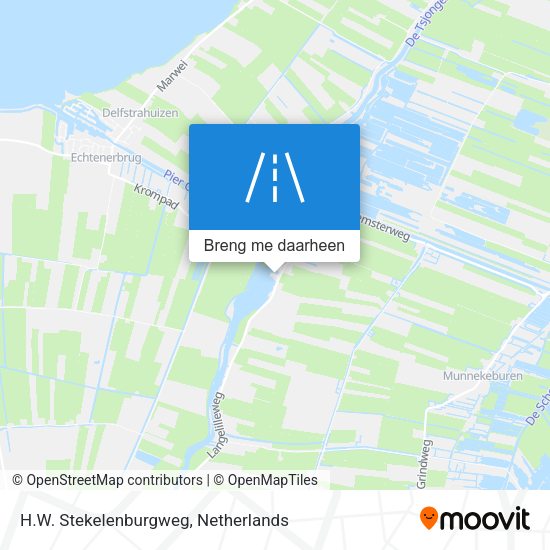 H.W. Stekelenburgweg kaart