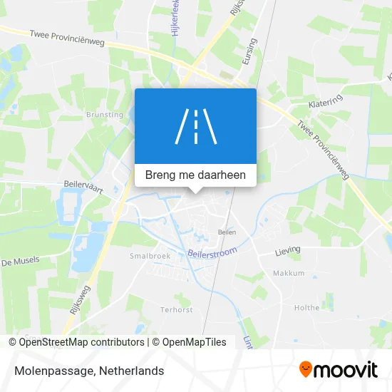 Molenpassage kaart