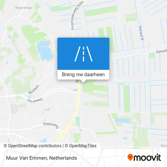 Muur Van Emmen kaart