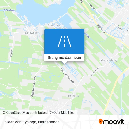 Meer Van Eysinga kaart