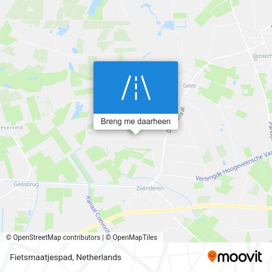 Fietsmaatjespad kaart