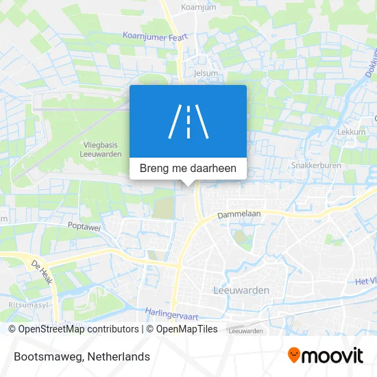Bootsmaweg kaart