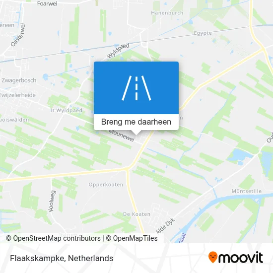Flaakskampke kaart