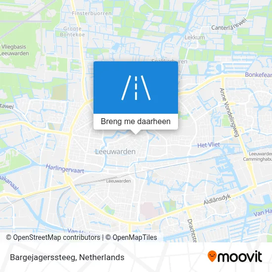 Bargejagerssteeg kaart