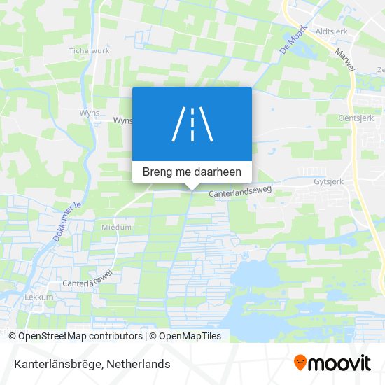 Kanterlânsbrêge kaart