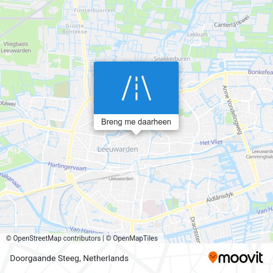 Doorgaande Steeg kaart