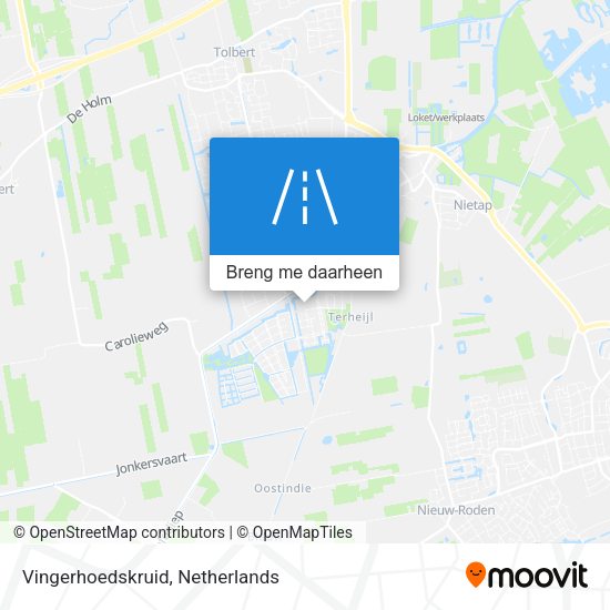 Vingerhoedskruid kaart