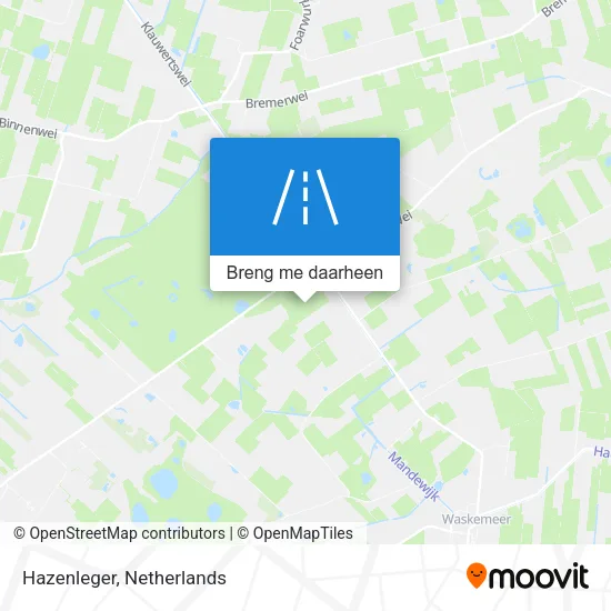Hazenleger kaart