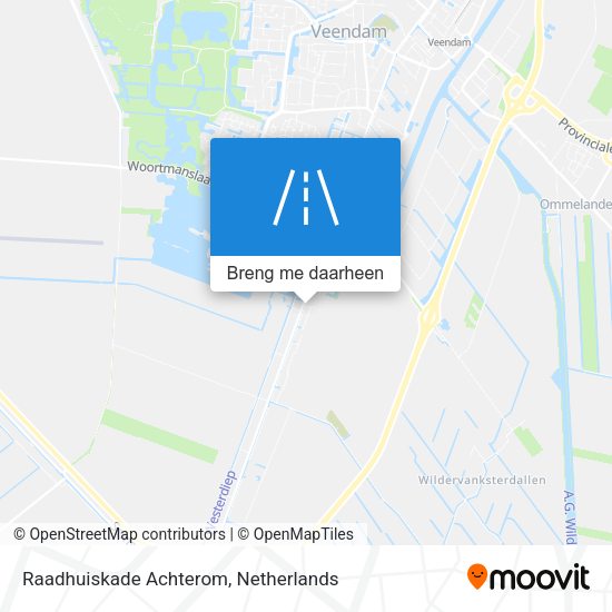 Raadhuiskade Achterom kaart