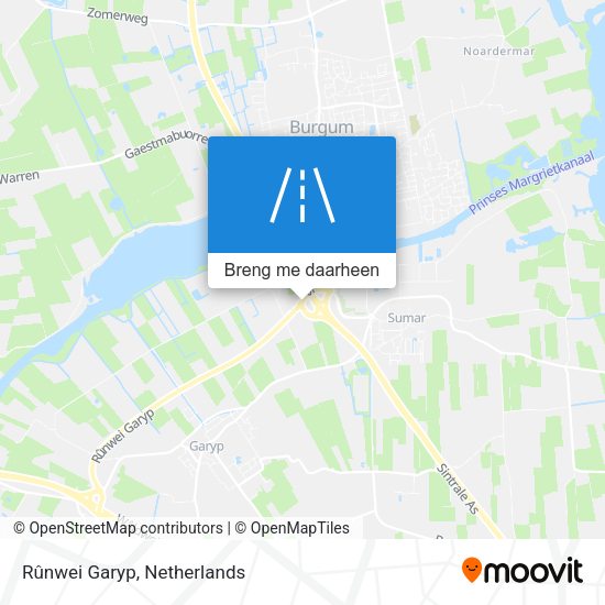 Rûnwei Garyp kaart