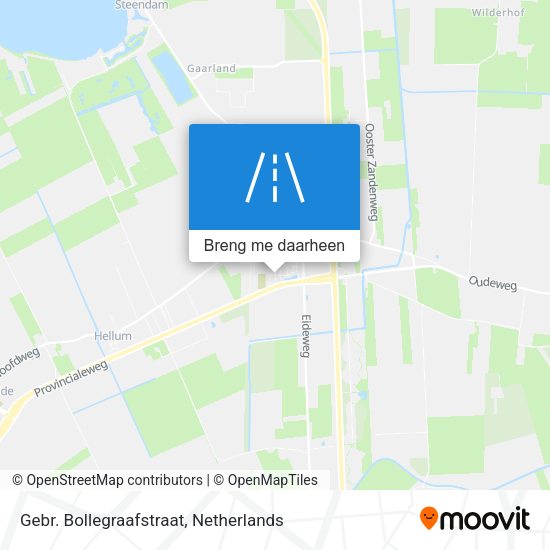 Gebr. Bollegraafstraat kaart