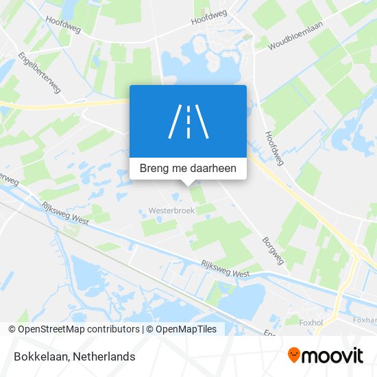 Bokkelaan kaart