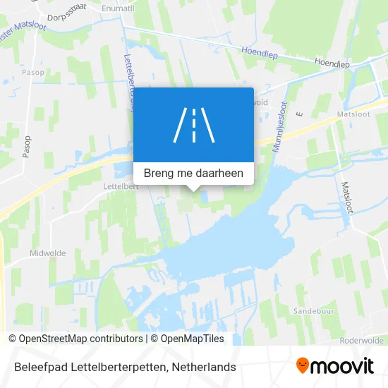 Beleefpad Lettelberterpetten kaart