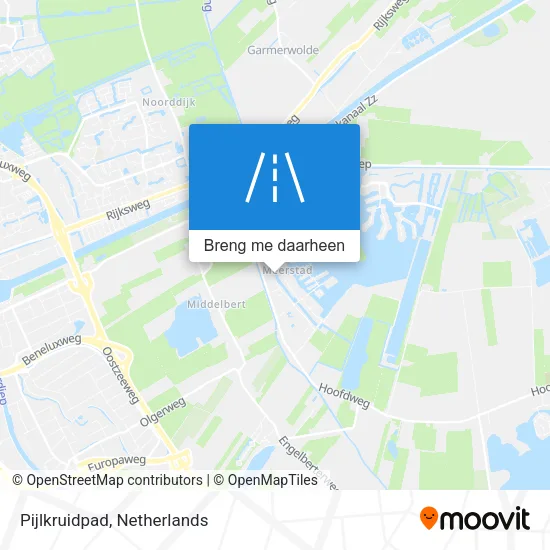 Pijlkruidpad kaart