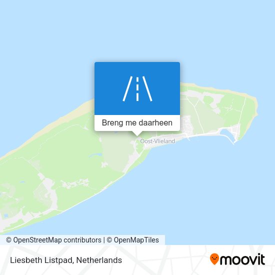 Liesbeth Listpad kaart