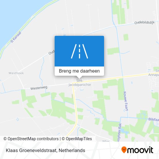 Klaas Groeneveldstraat kaart