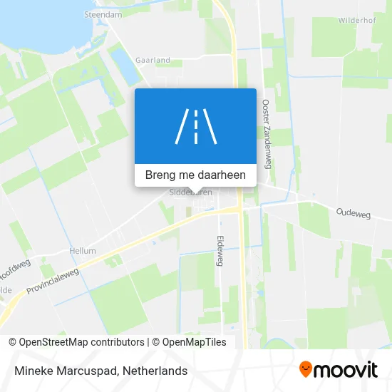 Mineke Marcuspad kaart