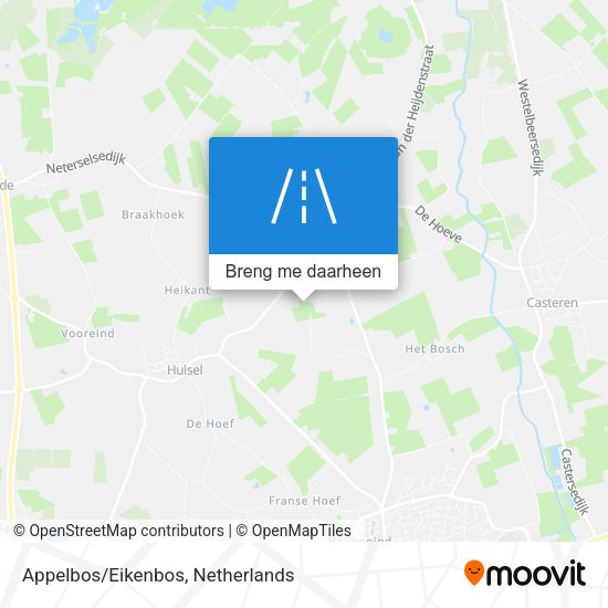Appelbos/Eikenbos kaart