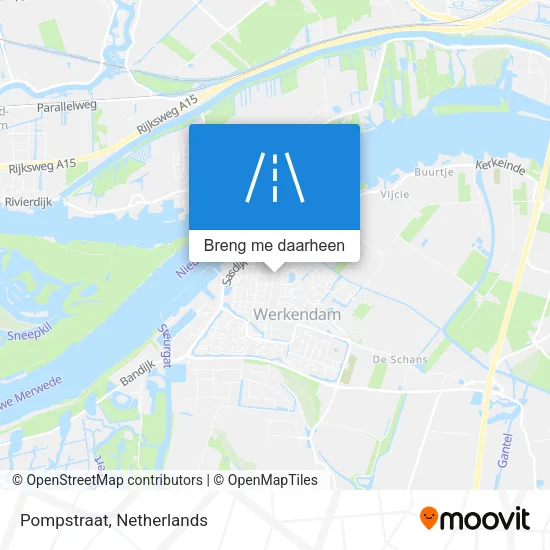 Pompstraat kaart