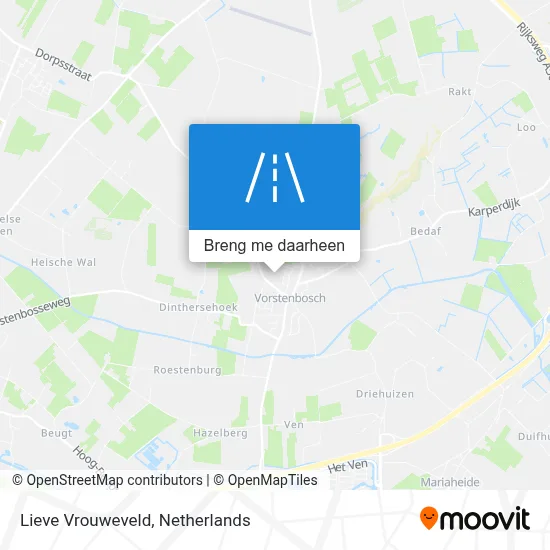 Lieve Vrouweveld kaart